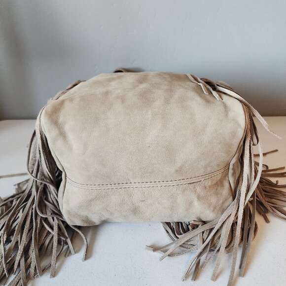 Large Leather Fringe Hobo "NEW" - Picture 10 of 16